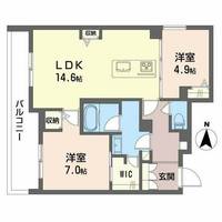シャーメゾン グリナージュの間取り
