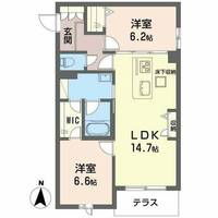 シャーメゾン グリナージュの間取り