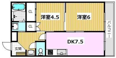 物件の間取り画像