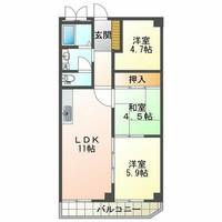 高尾台ハイツの間取り