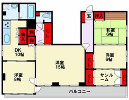 物件の間取り画像