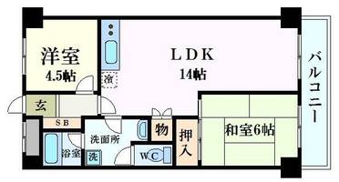 物件の間取り画像