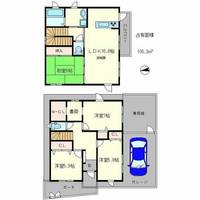 京都府京都市左京区吉田泉殿町(一戸建)の賃貸物件の間取り