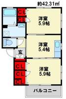 物件の間取り画像