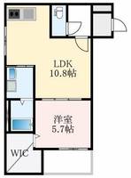 大阪府富田林市甲田2丁目(アパート)の賃貸物件の間取り