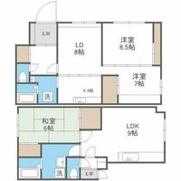 長谷川ハイツの間取り