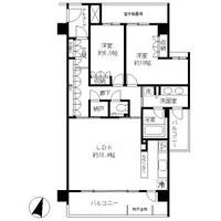 愛知県名古屋市千種区新池町1丁目(マンション)の賃貸物件の間取り