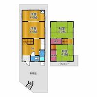 大阪府富田林市楠風台1丁目(一戸建)の賃貸物件の間取り