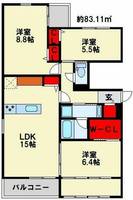 物件の間取り画像