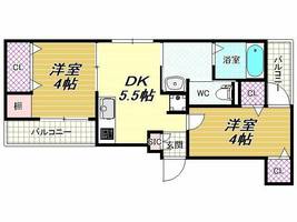 物件の間取り画像