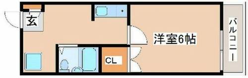 クローバー富士6号館の間取り