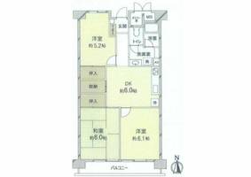 岡本パークマンションの間取り