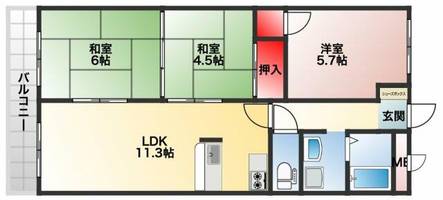 物件の間取り画像