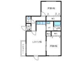ビューハイツヒロ201の間取り