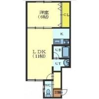 コーポニッタ201の間取り