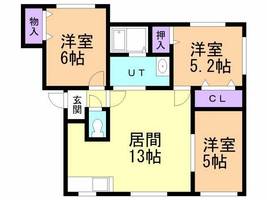 物件の間取り画像