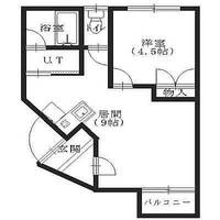 マンションノースロード203の間取り