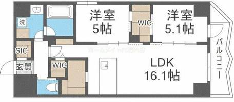 物件の間取り画像