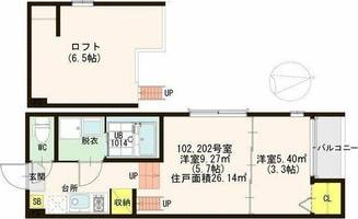 物件の間取り画像