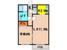 コンフォートパレス花園の間取り