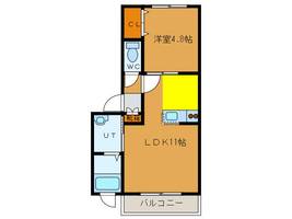 ルミエール宝来102の間取り