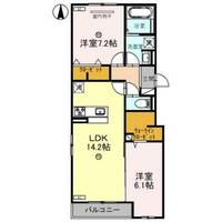 兵庫県尼崎市塚口町3丁目(アパート)の賃貸物件の間取り