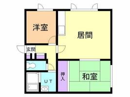 ハイツKIMURA201の間取り