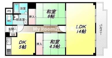 物件の間取り画像