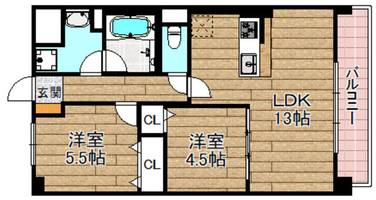 物件の間取り画像