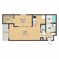 兵庫県明石市二見町東二見(アパート)の賃貸物件の間取り