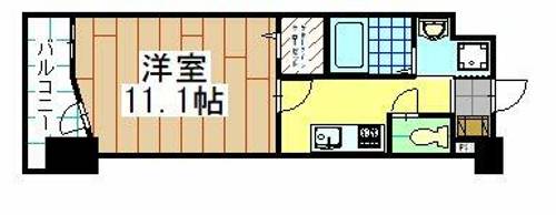 福岡県北九州市八幡西区西神原町(マンション)の賃貸物件の間取り