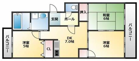 物件の間取り画像