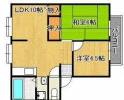カサベルデ中澤の間取り