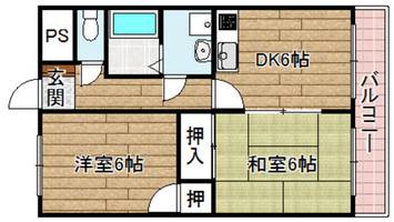 ルミエール201の間取り
