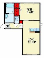 リバーサイド小野田Ⅱの間取り