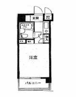 福岡県福岡市中央区黒門(マンション)の賃貸物件の間取り