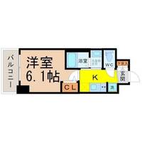 エステムコート名古屋新栄IIIグローリィの間取り