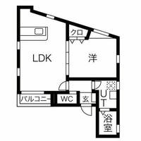 愛知県名古屋市中村区太閤2丁目(アパート)の賃貸物件の間取り
