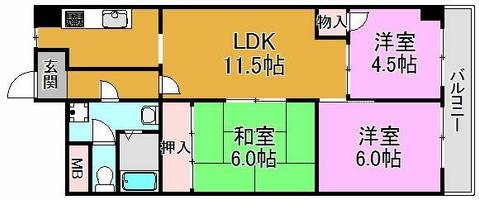 物件の間取り画像