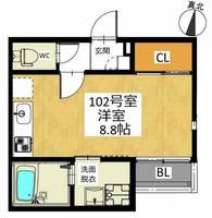 GRANDTIC金山の間取り