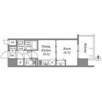 大阪府東大阪市長田中4丁目(マンション)の賃貸物件の間取り