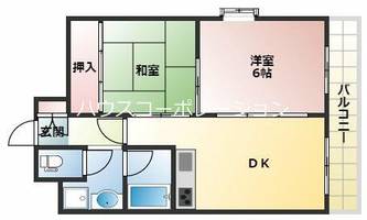 エスパシオ塚口の間取り