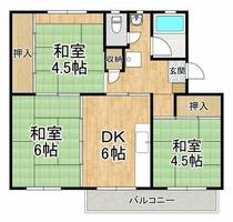 狭山住宅22号棟の間取り
