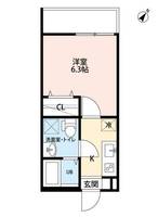ディアコート塩池の間取り