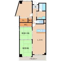 兵庫県尼崎市東園田町1丁目(マンション)の賃貸物件の間取り