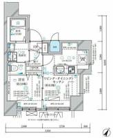 ディアレイシャス名古屋中村公園Ⅱの間取り