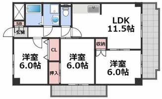 物件の間取り画像
