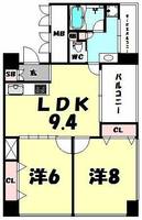 物件の間取り画像