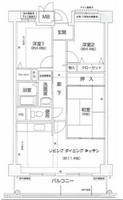コーシャハイツ高殿の間取り
