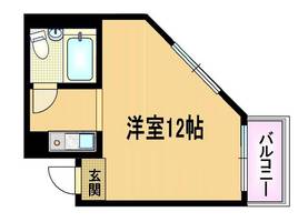 大阪府大阪市都島区中野町3丁目(マンション)の賃貸物件の間取り